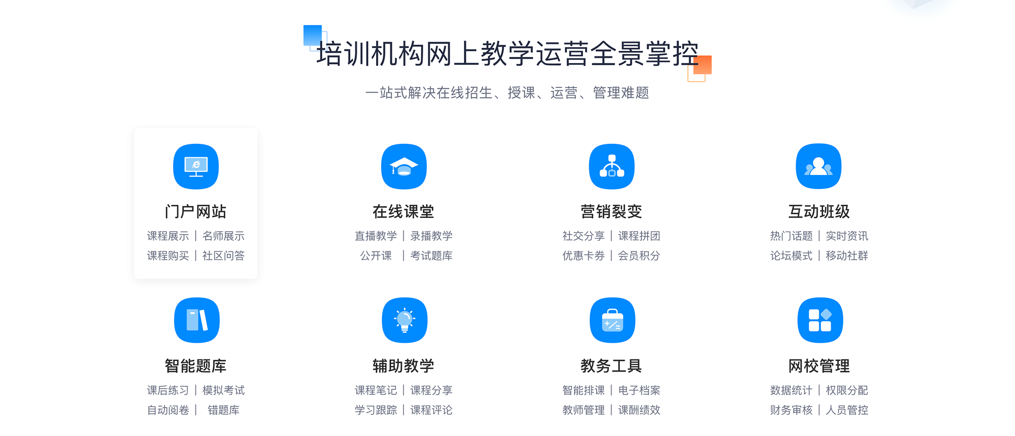 云朵課堂網校系統_云朵網校平臺_云朵課堂是做什么的? 云朵課堂網校系統 云朵課堂是做什么的 第2張