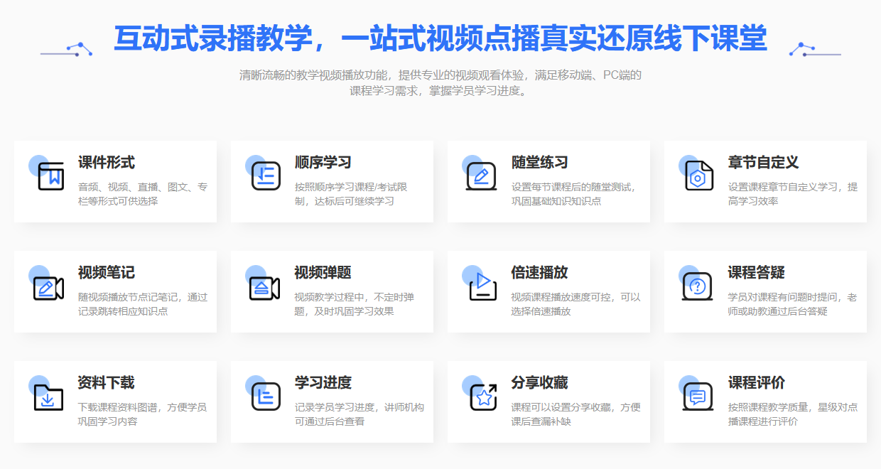 全高清錄播系統_全自動高清錄播系統需要具備哪些功能 在線課堂錄播系統 錄播平臺 第1張